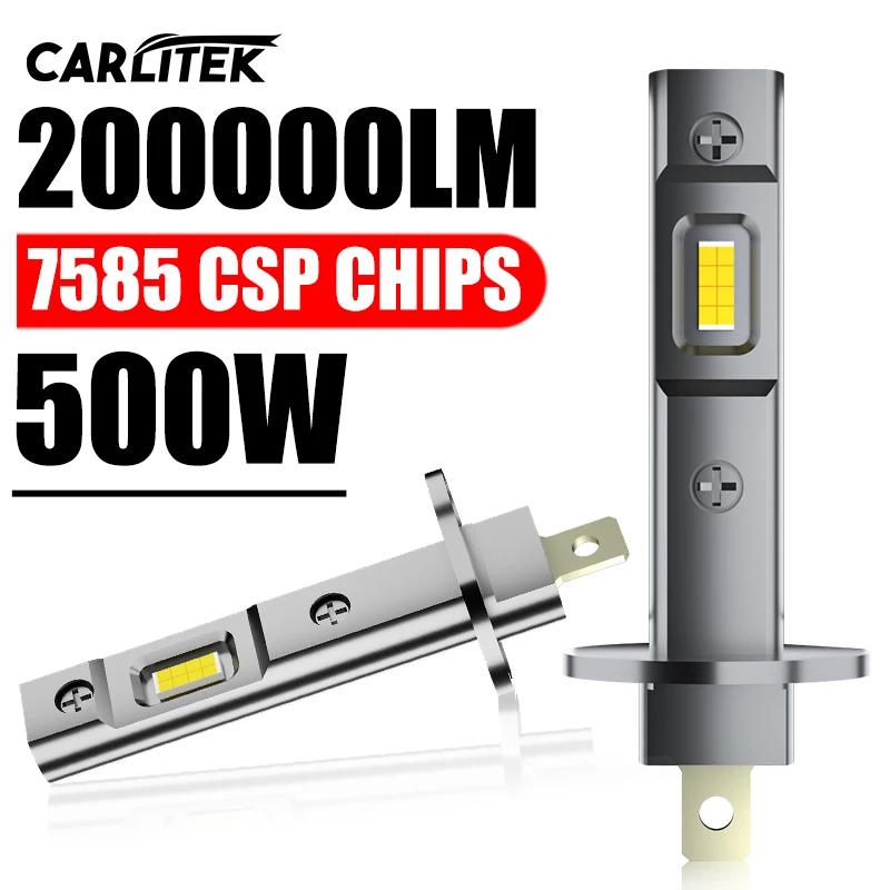 CARLitek Canbus H1 LED Ʈ ,  ÷  ÷ 1:1 ̴ LED , 7535 CSP / , ڵ Ȱ, 200000LM, 12V, 6500K